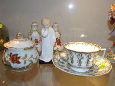 An Antique Spode Cup & Saucer & Other Items