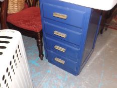A Painted Chest Of Drawers