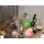 A Quantity Of Art Glass Including Paperweights