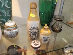 A Hicks St. Austell Stoneware Beer Bottle & Other
