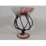 A Venetian Style Glass Tazza