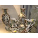 A Pair Of Masons Vases & Other Masons Ironstone It