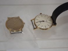 A Gents Yellow Metal Watch & Case Twinned With Sek