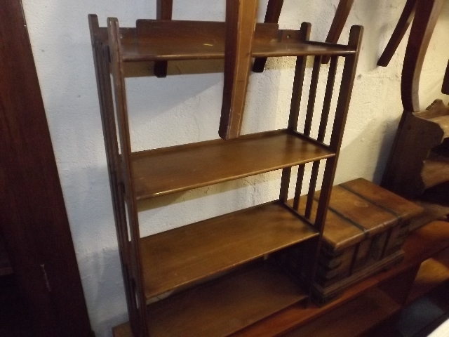 A Small Bookcase & A Wall Mounted Shelf