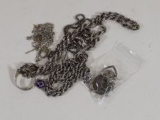 A Silver Chain & Other Items, Some A/F