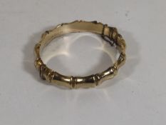 A 9ct Gold Metal Core Bracelet