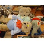 Three Stuffed Toy Musical Animals