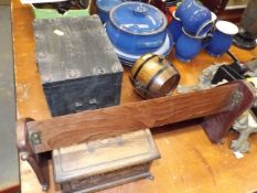 A Barrel Caddy & Other Wooden Ware