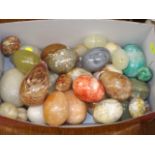 A Quantity Of Decorative Polished Stone Eggs