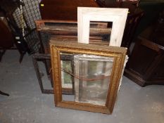 Two C.1900 Chinese Carved Hardwood Frames, One Lat