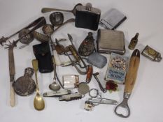 A Trench Art Bullet Lighter & Other Items