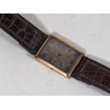 A Gents 9ct Rolex Wrist Watch A/F