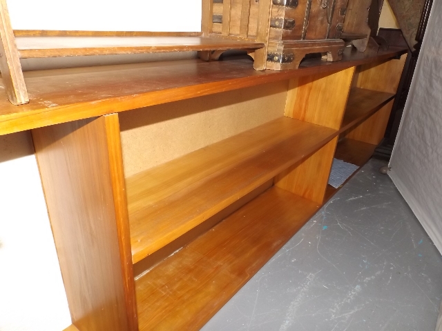A Long Low Level Bookcase