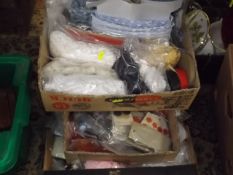 Three Boxes Of Embroidery Related Items