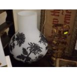 A Large Cameo Glass Vase & One Other Vase