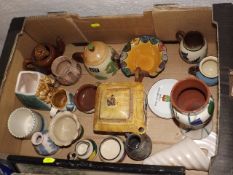 A Box Of Mostly West Country Pottery Items