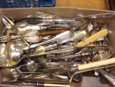 A Quantity Of Mostly Silver Plated Flat Ware