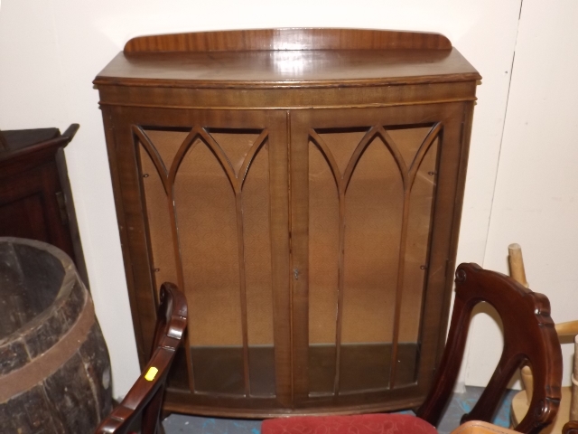 A Mahogany Display Cabinet