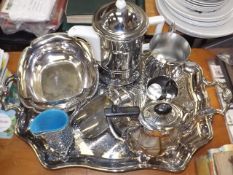 A Small Quantity Of Silver Plate & Other Metalware