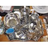 A Small Quantity Of Silver Plate & Other Metalware