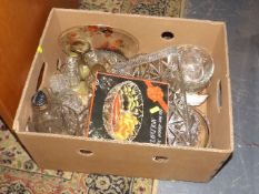 A Boxed Quantity Of Glassware Inc. Jelly Moulds