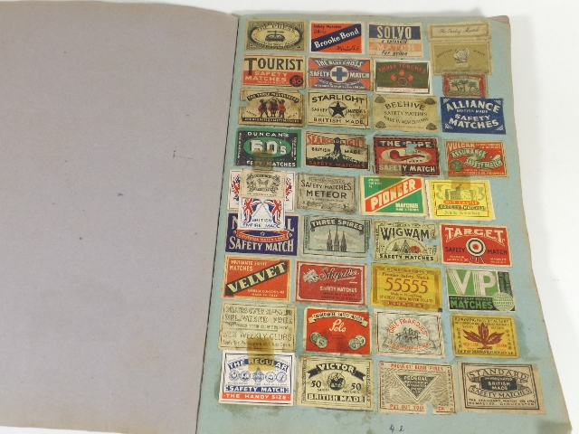 A Matchbox Album & A Collection Of Vintage Matchbo