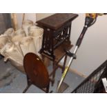 A Small Tilt Top Table & Two Other Small Tables