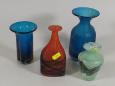 Four Pieces Of Mdina Art Glass