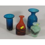 Four Pieces Of Mdina Art Glass