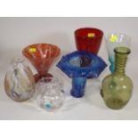 A Tiffany & Co. Vase & Other Art Glass