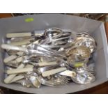 A Quantity Of Silver Plated Flatware