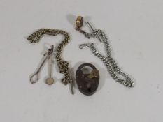 A Small Padlock & Key With Other Items