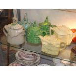 Seven Decorative Teapots