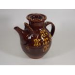 A Large John Pollex Slipware Teapot