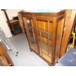 A 20thC. Mahogany Display Cabinet