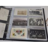 A Large Album Of Vintage Postcards