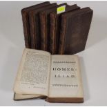 C.1720'S - Six Homer's Editions Of The Iliad, Tran