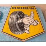 A Michelin Tyre Metal Garage Sign