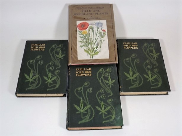 Three Vols Of Familiar Wild Flowers Twinned With F