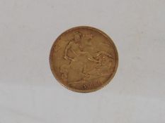 British Half Gold Sovereign 1914