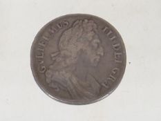 A 1696 William III Silver Crown