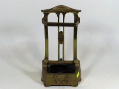 A Victorian Brass Miniature Stick Stand