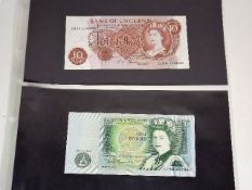 A British Ten Shilling & A D. H. F Somerset One Po