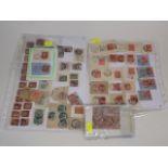 Two Sheets Of Victorian Stamps With Good Post Mark