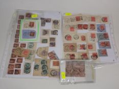 Two Sheets Of Victorian Stamps With Good Post Mark