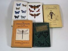 Four Natural History Books Including Butterflies,