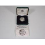 A Silver Proof Piedfort One Pound Coin