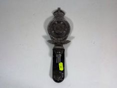 An Early 20thC. Royal Automobile Club Badge