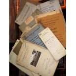 A Boxed Quantity Of Estate & Auction Catalogues, M
