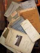 A Boxed Quantity Of Estate & Auction Catalogues, M